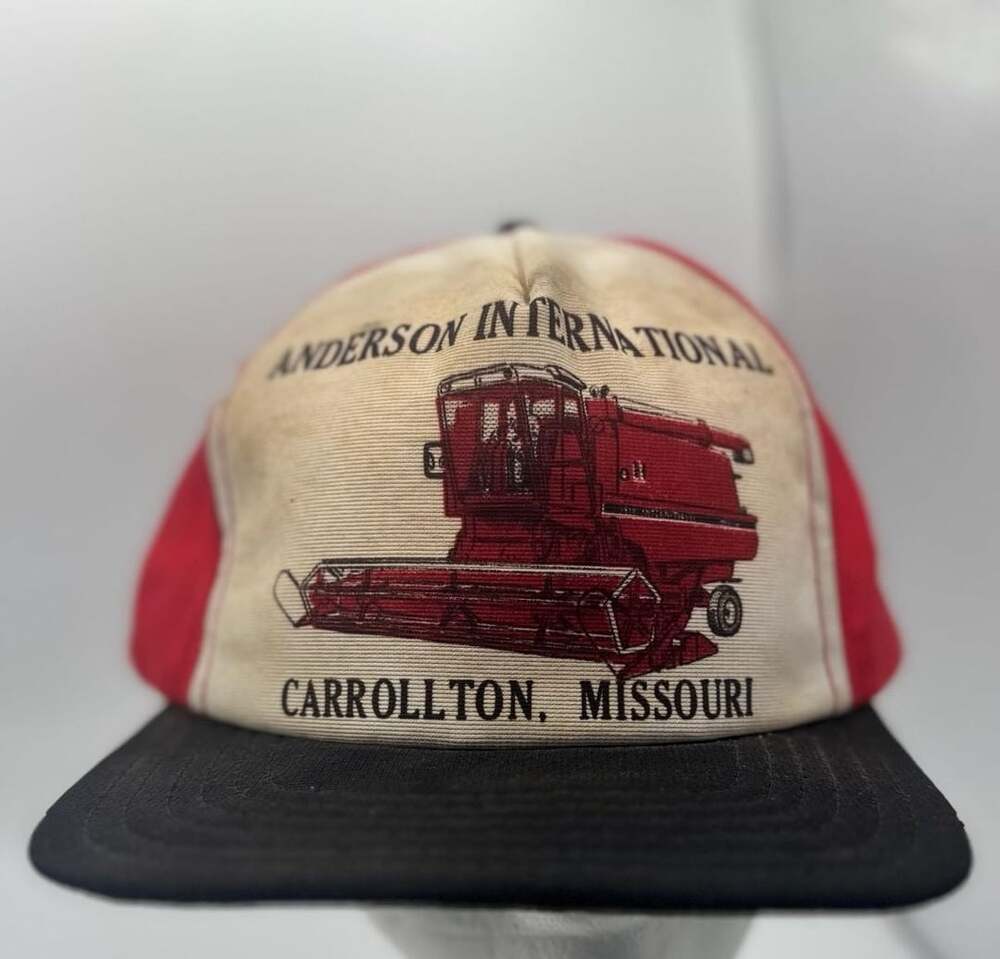 Anderson International Combine Tractor Farm Snapback Hat Car
